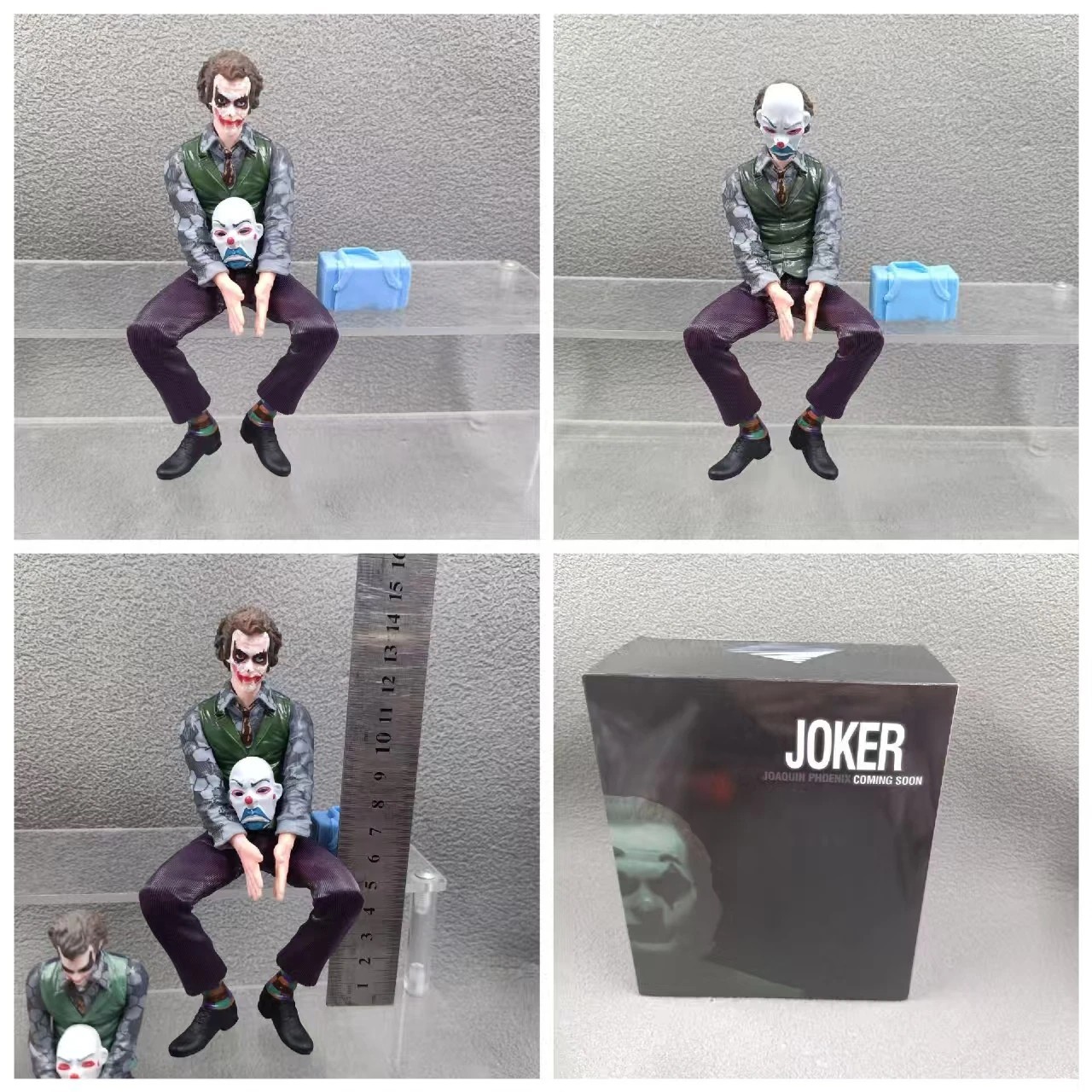 Portable Joker Heath Ledger Car Roof Action Figure Mask Statue Toy Gift Model