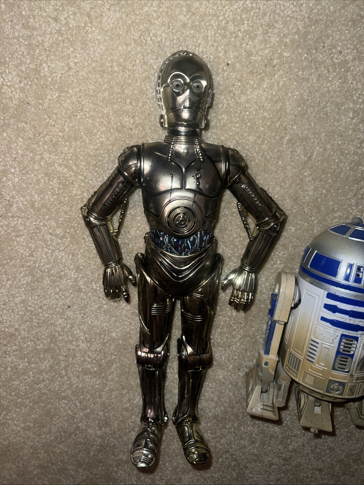 Star Wars Action Collection 1/6 Scale C-3PO & R2-D2 2 Pack 12″ Figure Lot 1997
