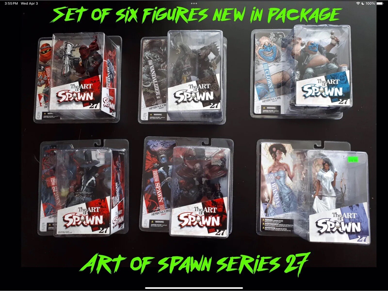 McFarlane Spawn Series 27 Complete Set Classic Covers Never Opened