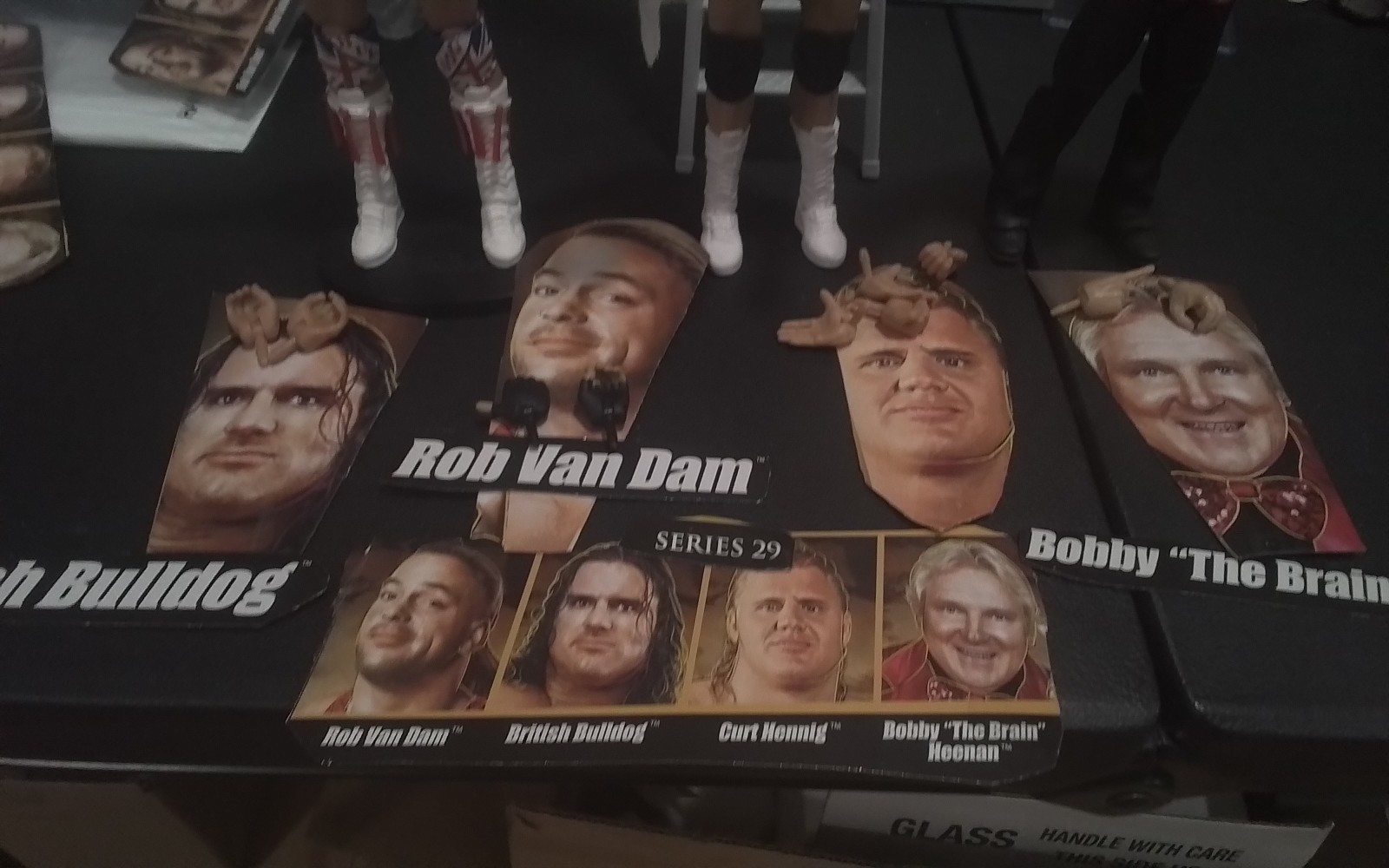 WWE Mattel Legends Series #29 MITB RVD OM ,Curt Henning,Bulldog & Bobby Henning