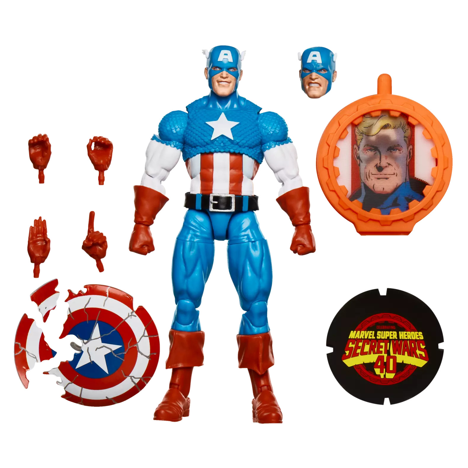 Marvel Legends Series Captain America Secret Wars Retro 6-In Action Figure G0781