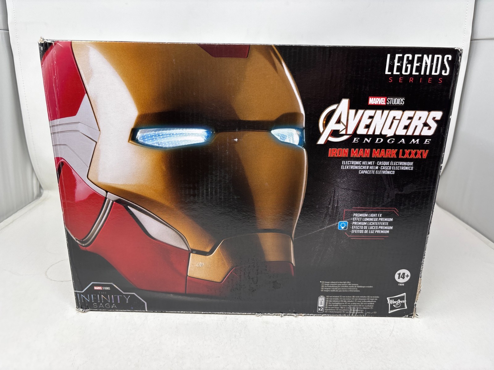 Marvel Legends Iron Man Helmet Avengers Endgame Tested & Working!