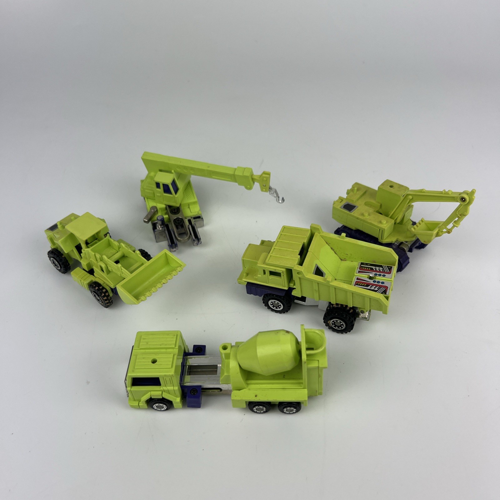 Transformers G1 Constructicons Lot of 5 Vintage 1985 Hasbro