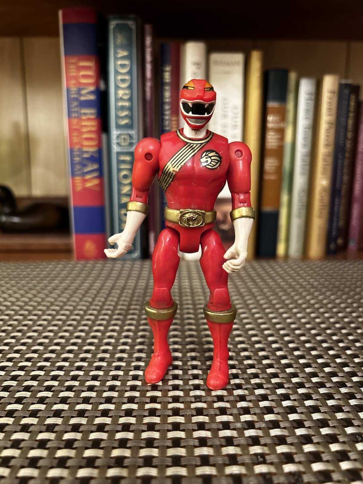 2001 Power Rangers Red Wild Force Power Ranger Action Figure 5 5/8” Loose