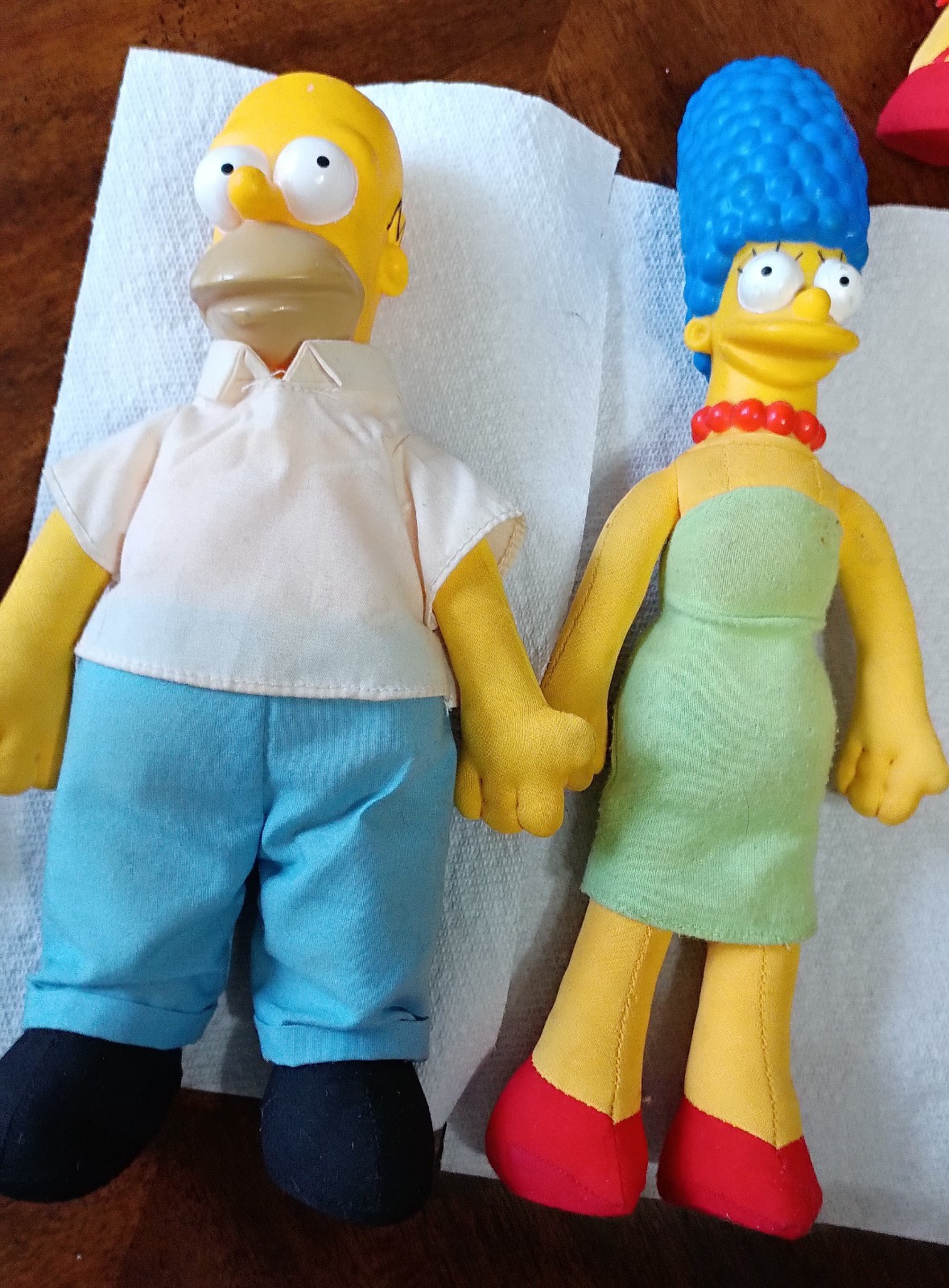 Bart Simpson and family plush/plastic dolls 20th Century Fox