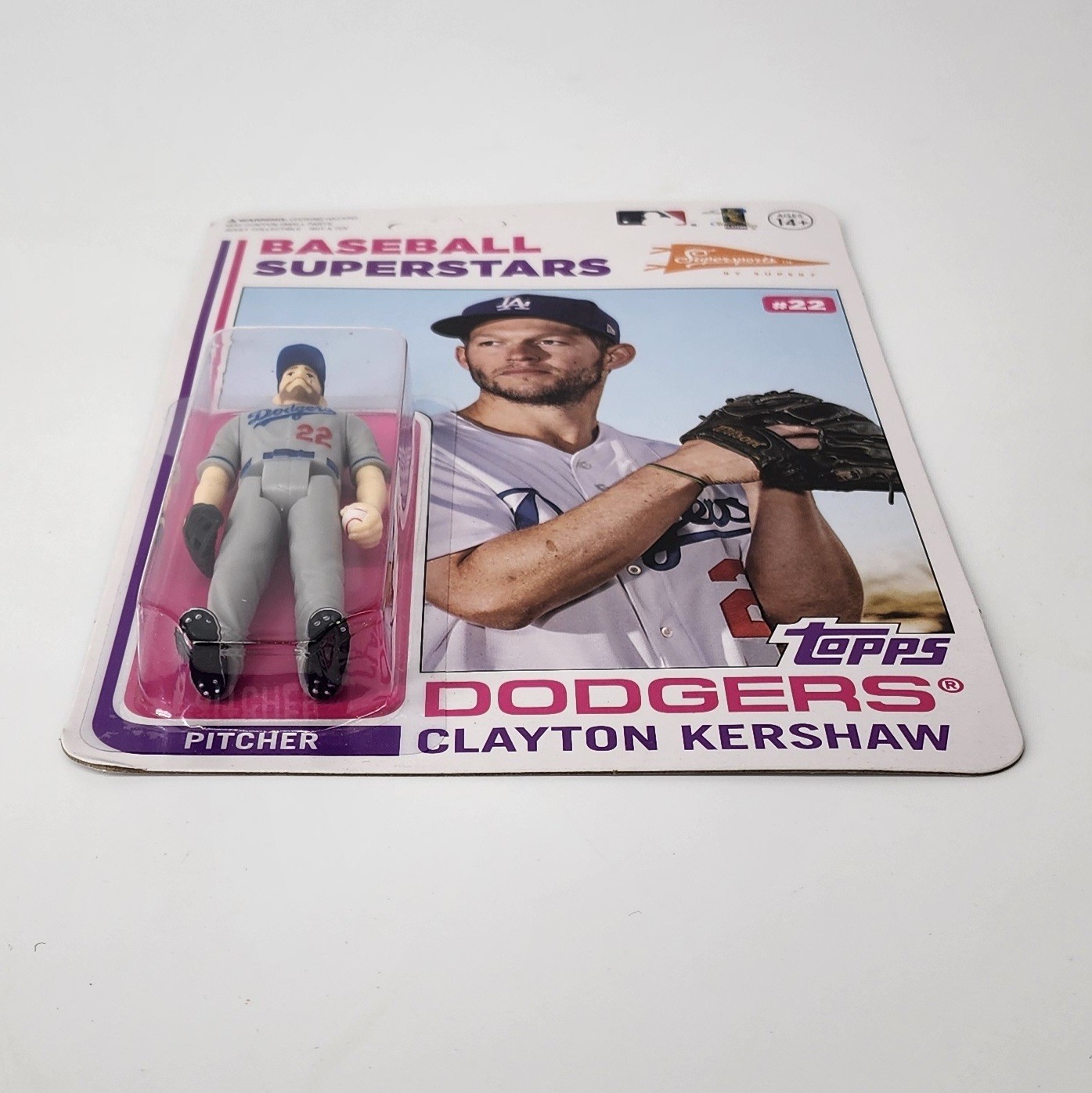 Super7 Supersports Baseball – Clayton Kershaw Dodgers (Topps) | New – FAST SHIP