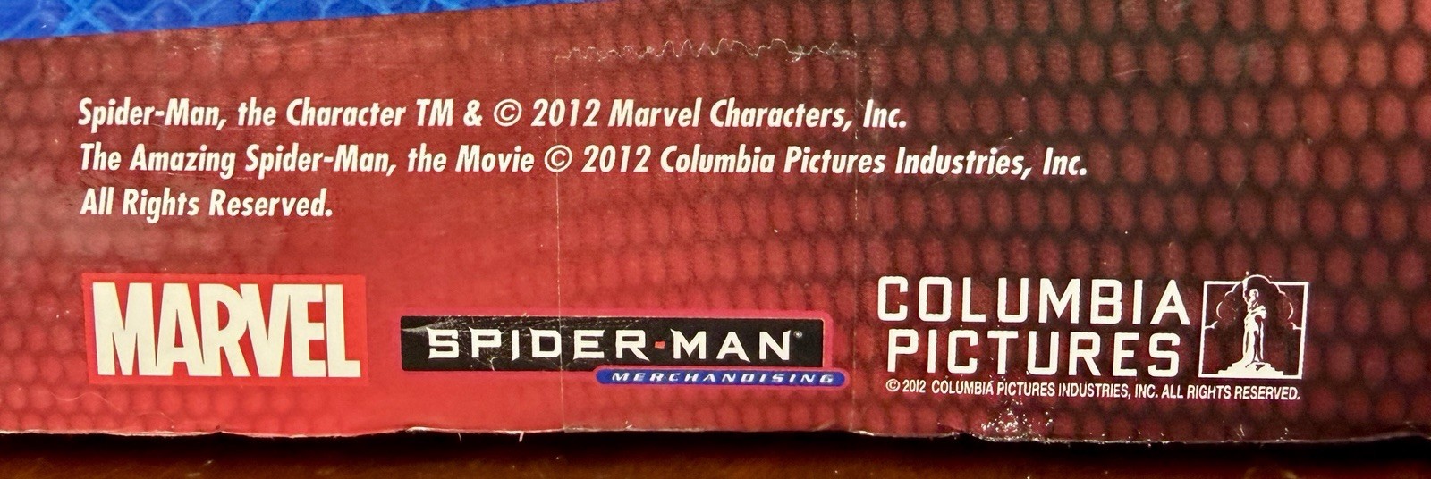 Amazing Spider-Man movie branded finger skate boards, original box, missing 1