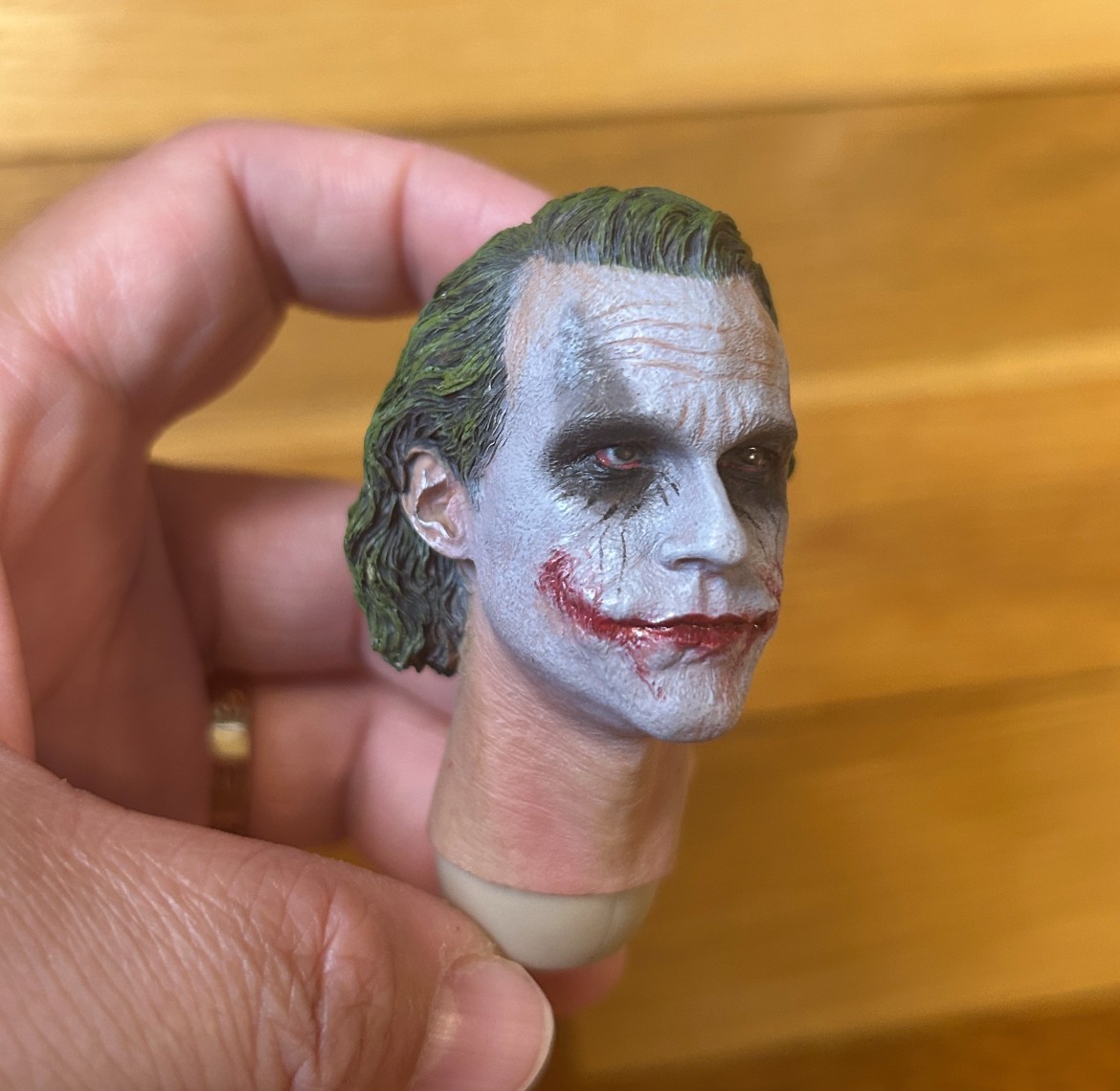1/6 Joker Head Sculpt For 12″ Male Figure Hot Toys Worldbox Ganghood DX11 DX01