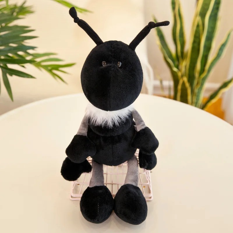 40cm Cute Ant Plush Toy Kingdom Soft Stuffed Animal Ants Plush Doll Pillow Creat