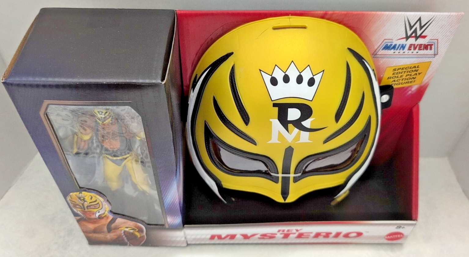 Rey Mysterio Role Play and Main Event Figure Mattel WWE Toy Wrestling NEW!
