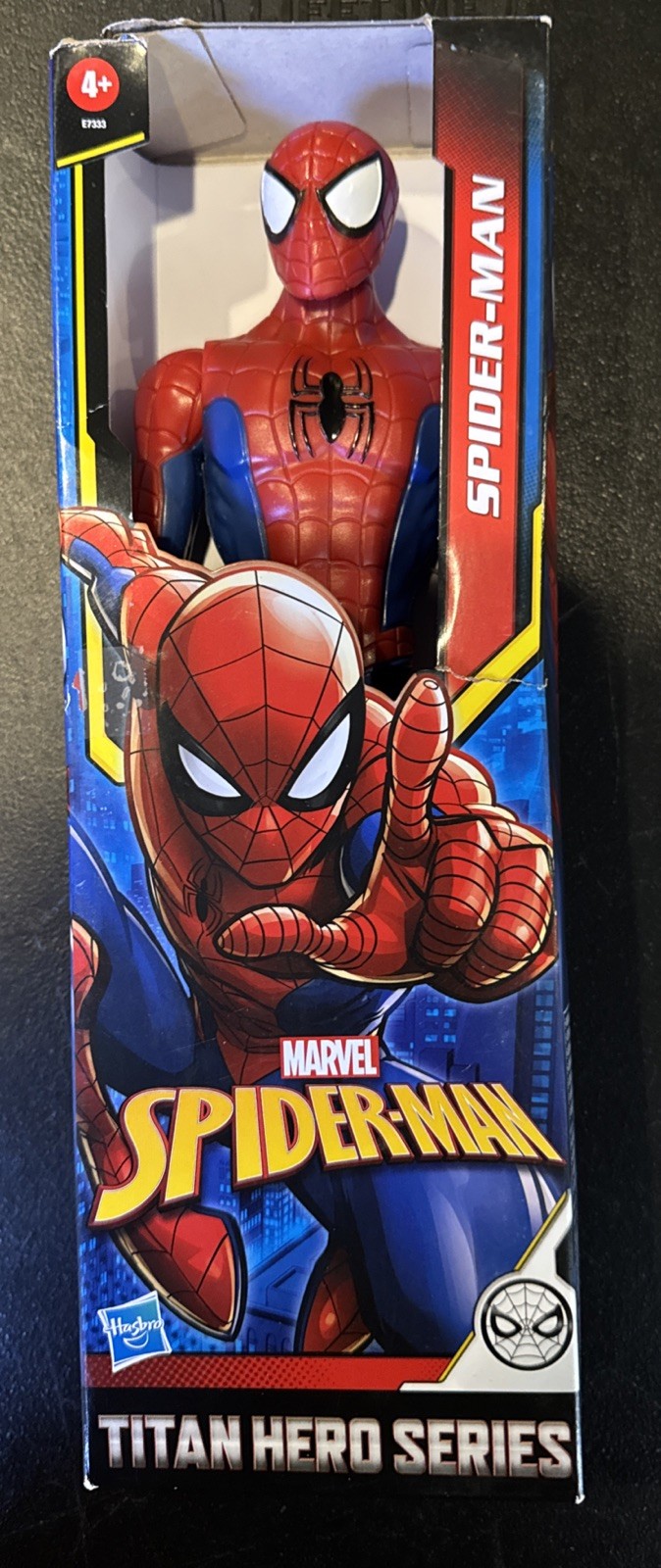 Spider-Man Lot: 1982 Vintage Comic VG + 12″ Titan Hero Action Figure In Box