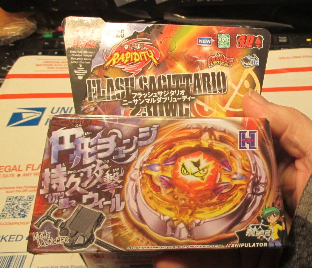 Takara Tomy Flash Sagittario 230WD Metal Beyblades Metal Fusion Beyblade