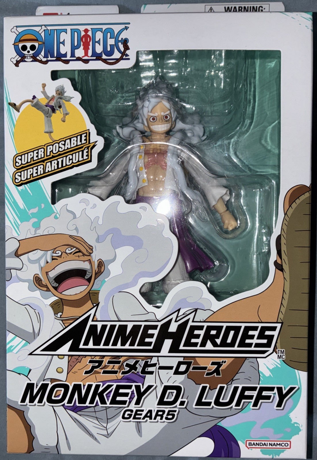Monkey D. Luffy GEAR 5 Bandai One Piece Anime Heroes Bandai Figure Sealed