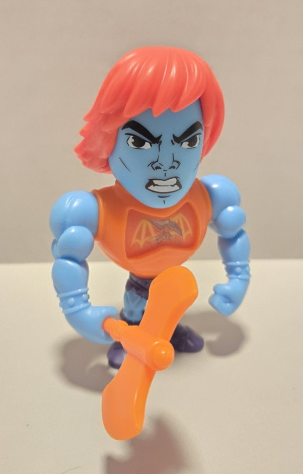 Sonic Wacky Pack MOTU Battle Armor Faker 3.5″ Action Figure Loose w/ Battle Axe