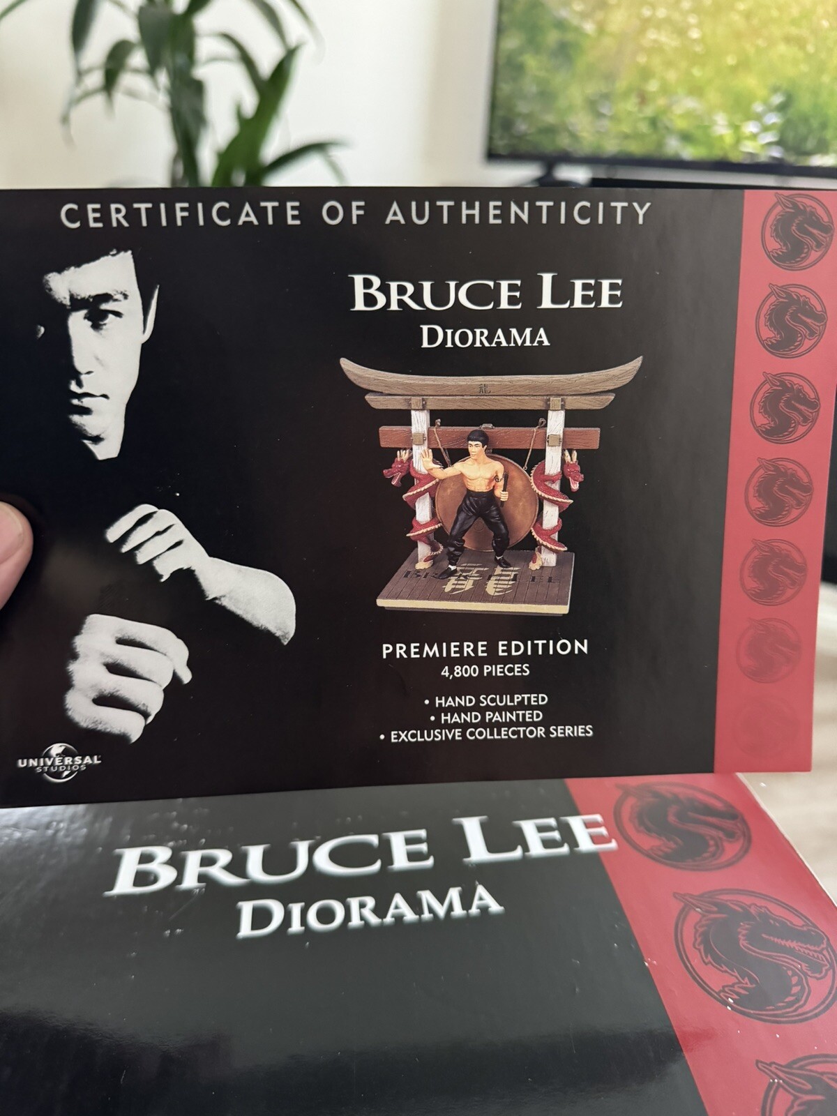 BRUCE LEE Premiere Edition Universal Studios Diorama BRAND NEW Only 4800 Made