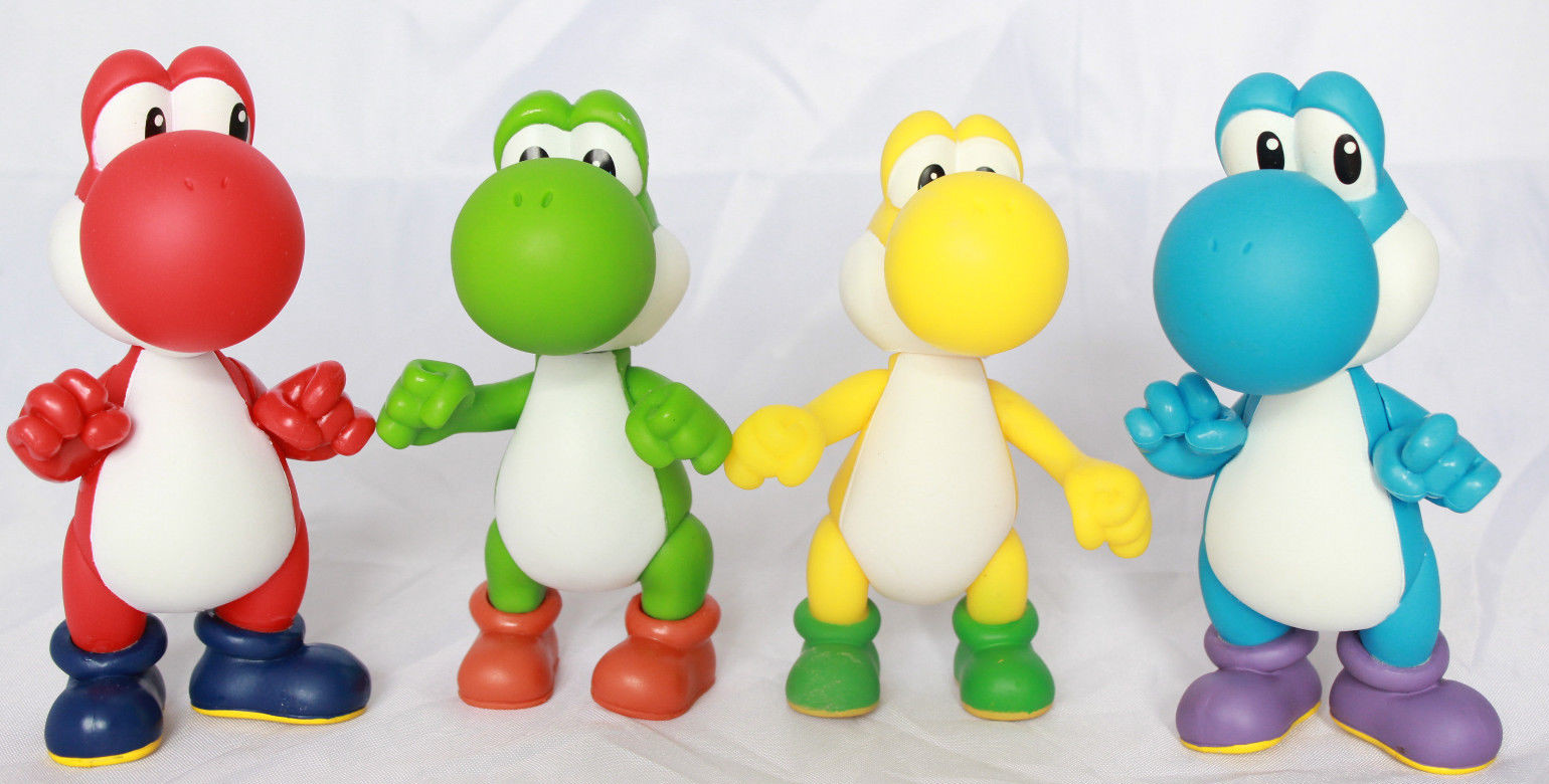 Super Mario Brothers 5″ Yoshi Action Figure Kids Toys Cake Decoration Toppers