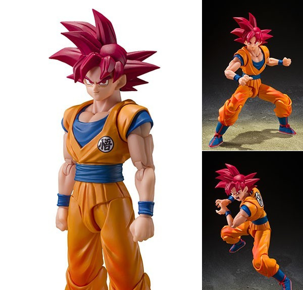 S.H.Figuarts Dragon Ball Super Super Saiyan God Son Goku SHF SH Bandai 145mm