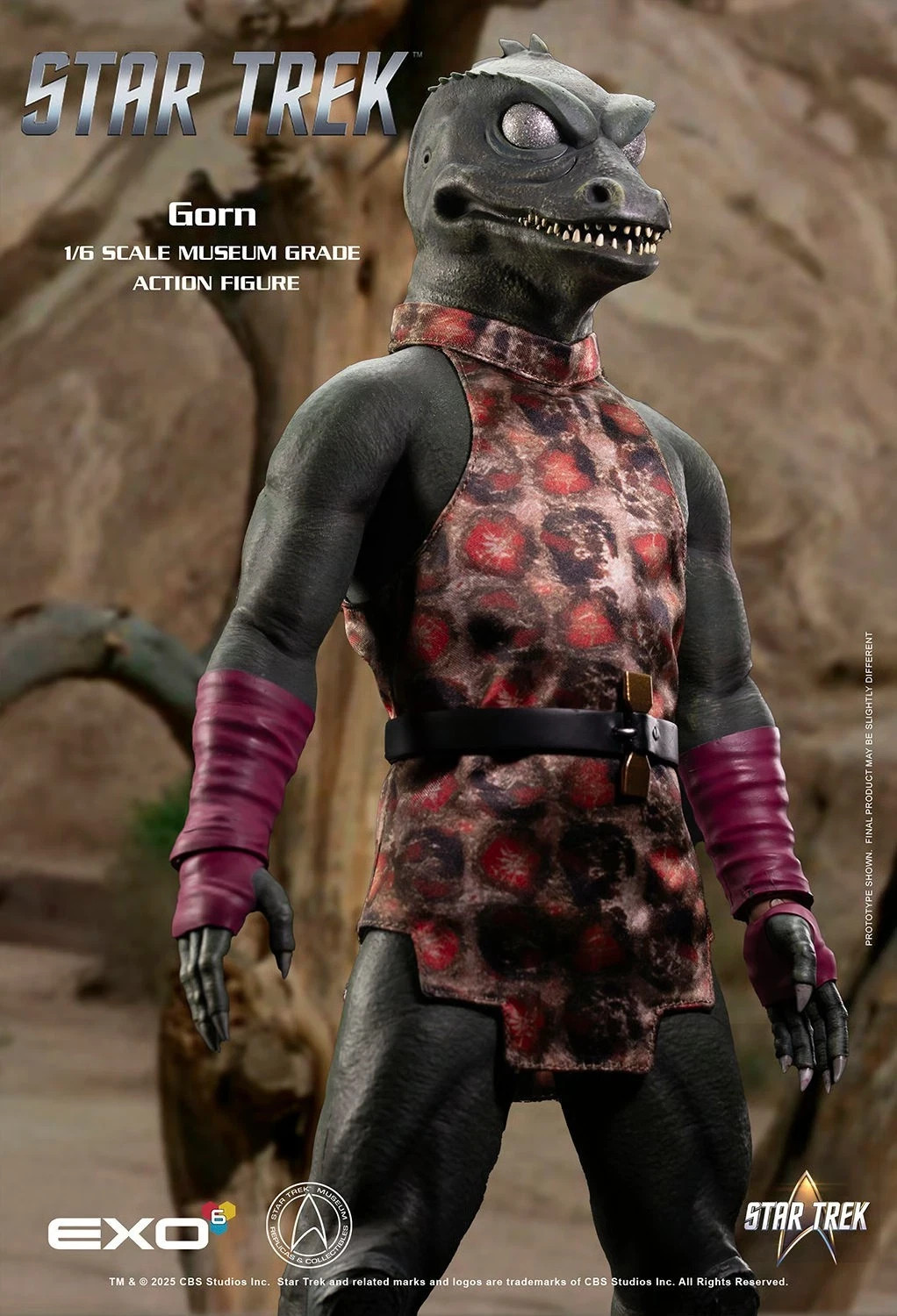 EXO-6 Star Trek: The Original Series Gorn 1/6 Scale Figure In Stock
