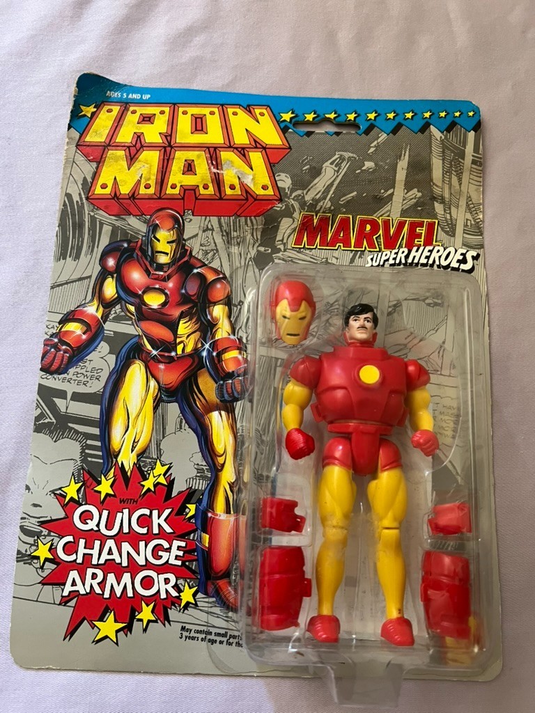 Vintage 1989-1990s Toy Biz Marvel & DC Super Heroes Action Figures Lot of 14
