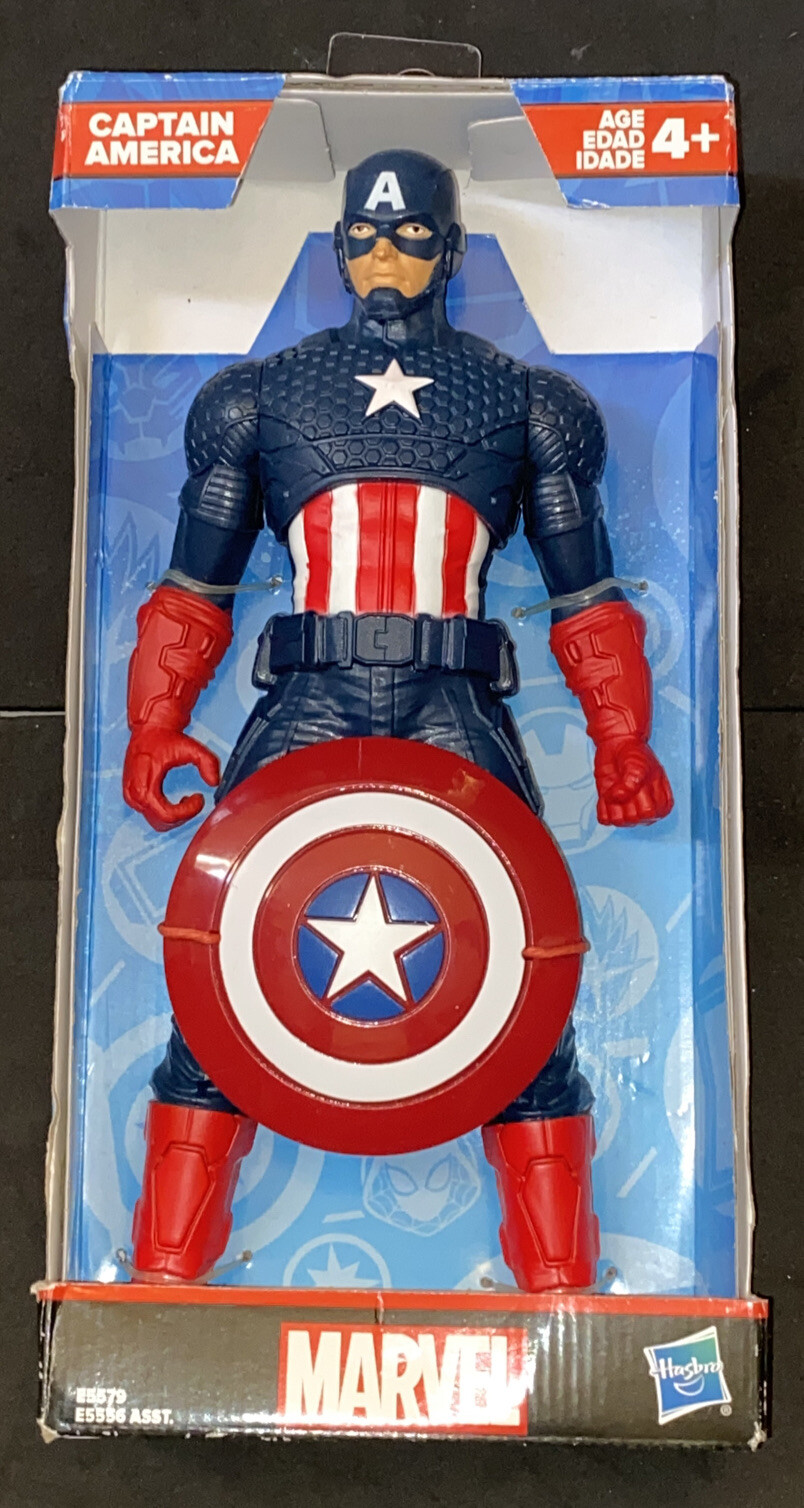 2019 New Marvel Captain America Figure + Accessory Hasbro Ages 4+ New Sealed