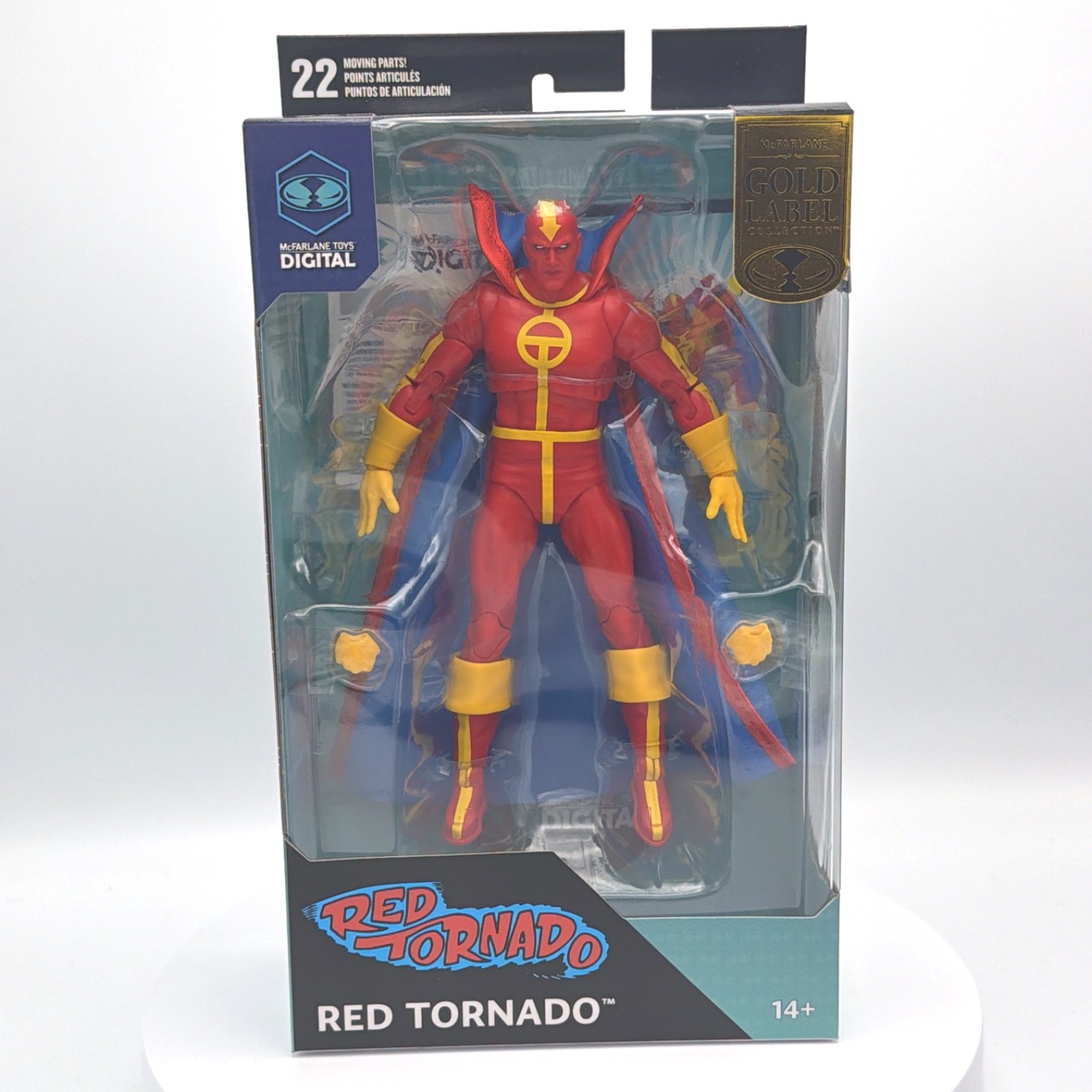 McFarlane DC Multiverse Red Tornado 7″ Gold Label Digital Figure NIB