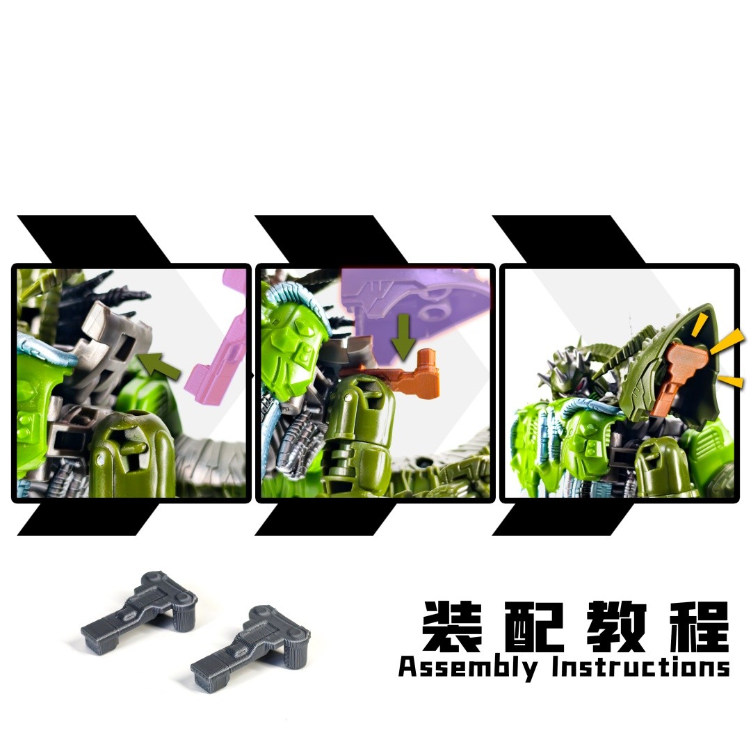 3D Printed Shoulder Fixing Parts Upgrade Kit For AGE OF THE PRIMES LIEGE MAXIMO
