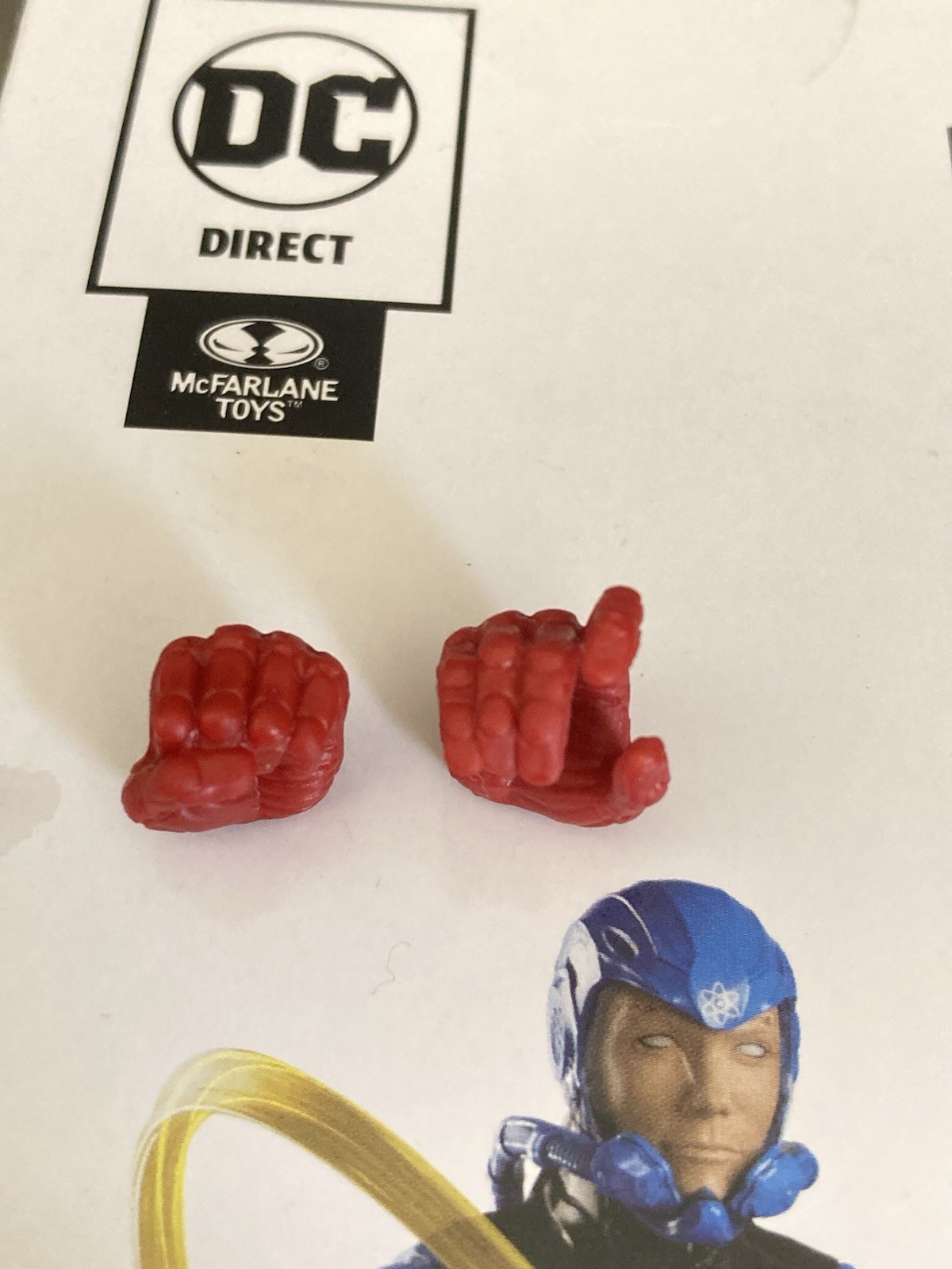 DC Direct McFarlane Toys Page Punchers The Atom L&R TRIGGER & FIST HAND FODDER!!
