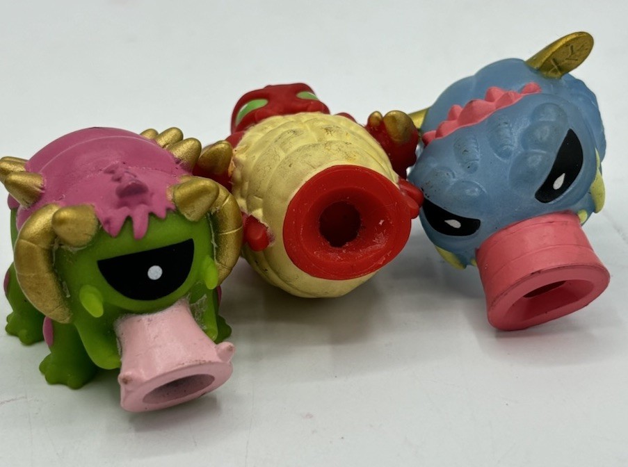 Moose Treasure X Alien Ooze Egg Lot Monster Toy Mini Figures Squeeze Hatch