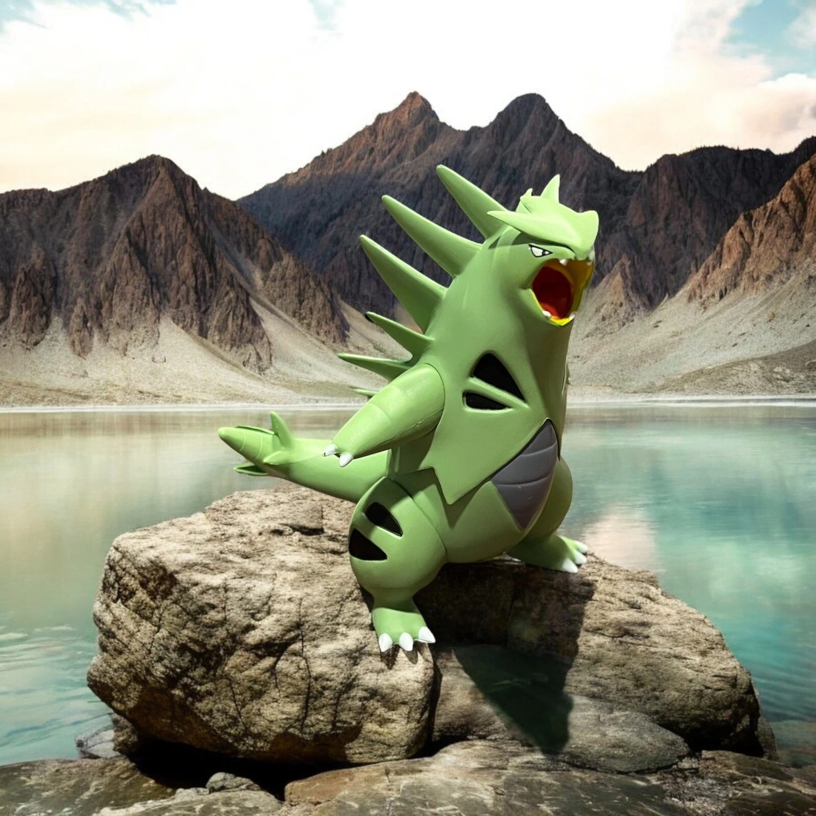 Tyranitar Collectible Display Figure – Premium Character Statue, Detailed.