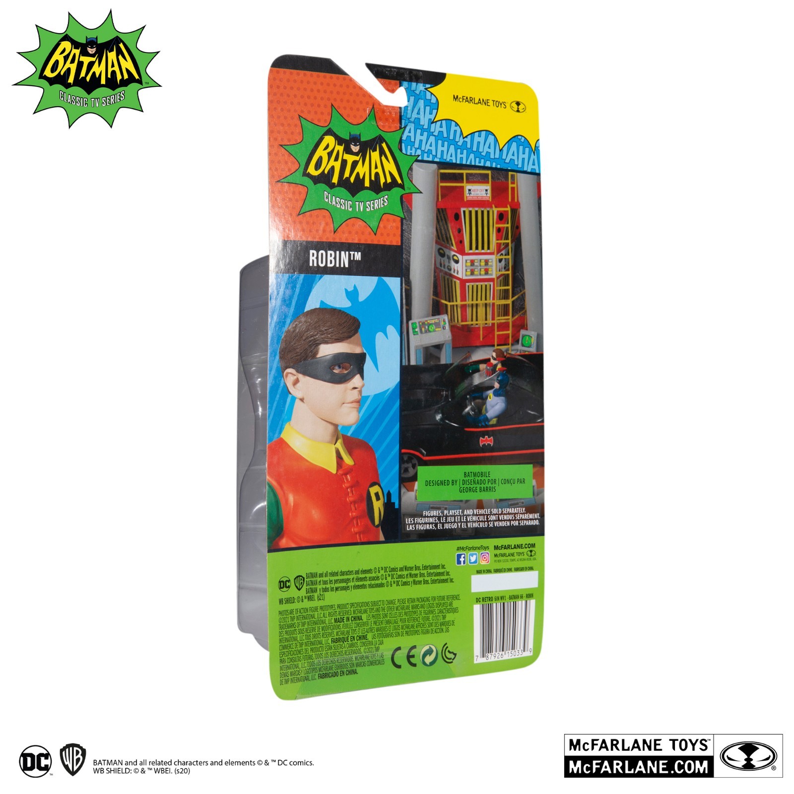 McFarlane Batman Classic TV Series Robin Figure DC 2023 New Sealed