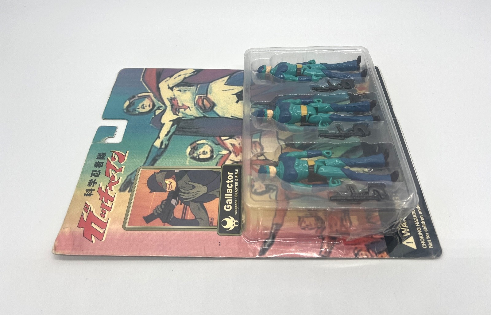 Battle of the Planets Gallactor 3-Pack Gatchaman G-Force Very Rare