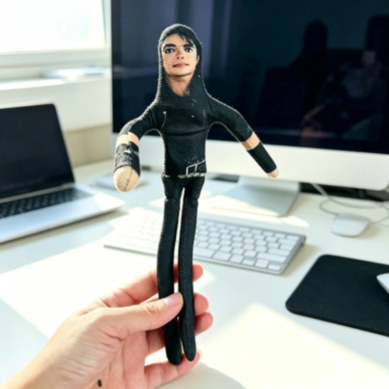 Michael Jackson Plush Doll Cosplay Stuffed Figure Collectible Room Decor Gift