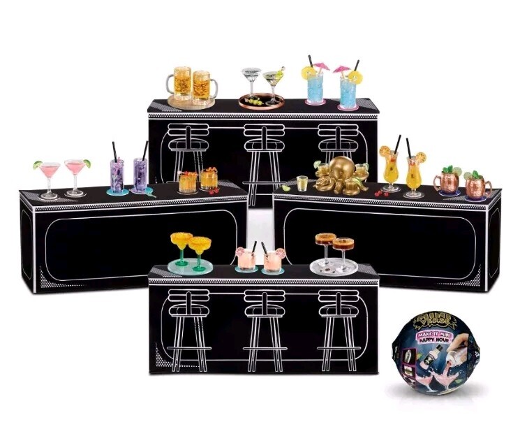 🍸🍻 FULL COMPLETE SET of 12! MGA’s Miniverse Make It Mini Happy Hour Series 1