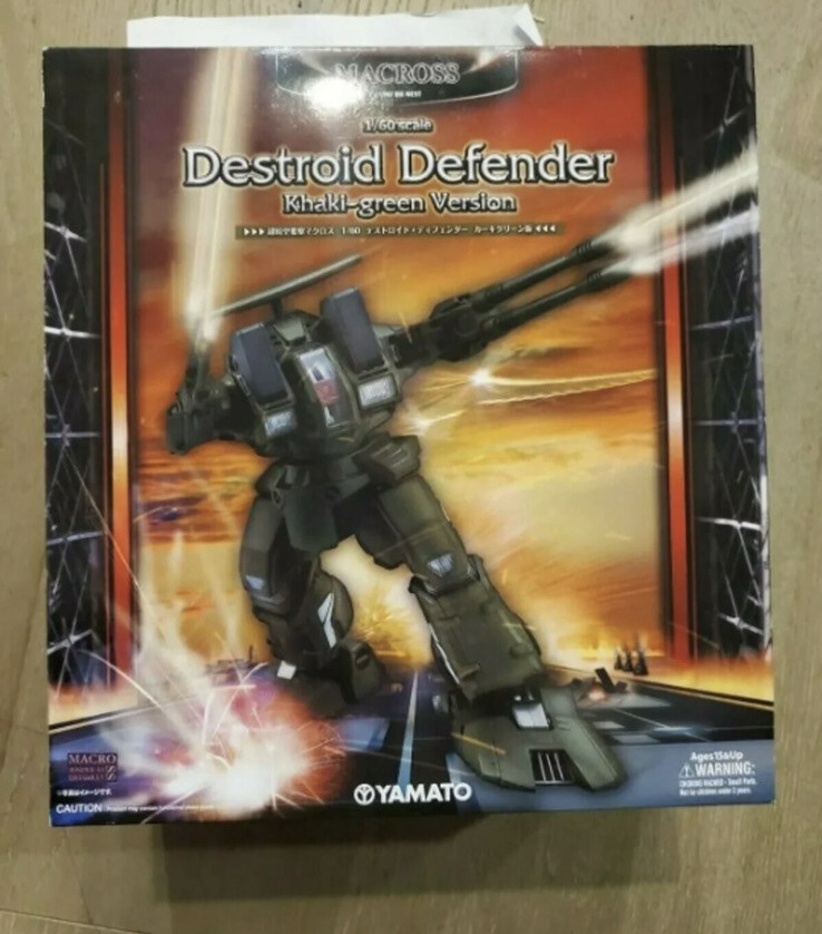 YAMATO 1/60 macross Destroid DEFENDER KHAKI GREEN COLOR robotech raidar x exo