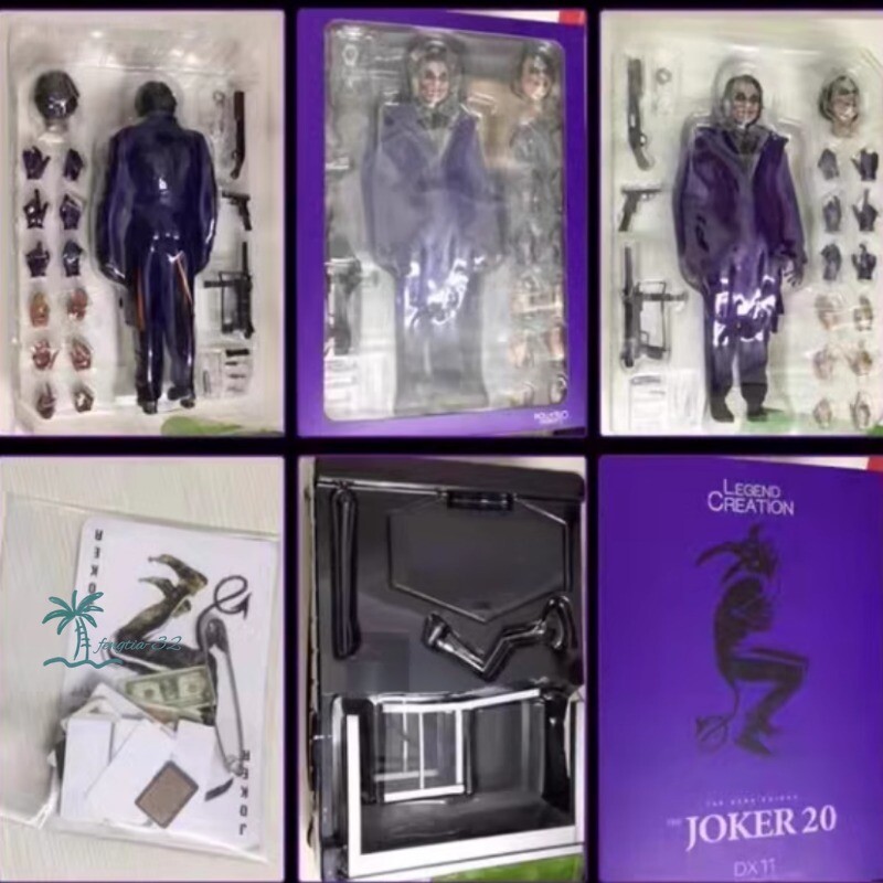 The Dark Knight Heath Ledger Joker 1/6 Cloth Movable Figure Collection US STOCK!