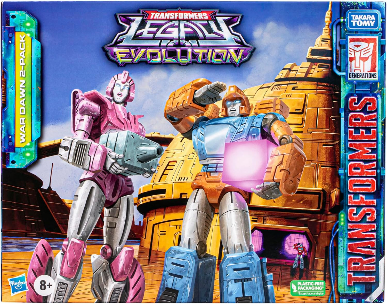 Transformers Toys Legacy Evolution War Dawn 2-Pack Deluxe Cybertronian Erial and