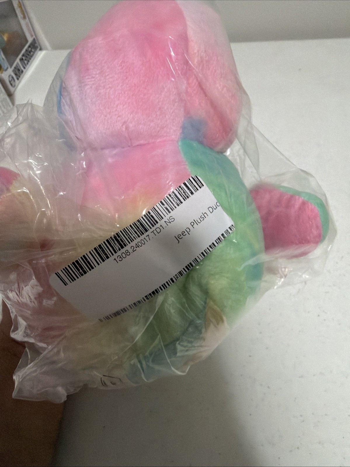 Jeep YOU’VE BEEN DUCKED Jeep Branded Logo 8” Tie Dye Plush Duck 2025 New OEM