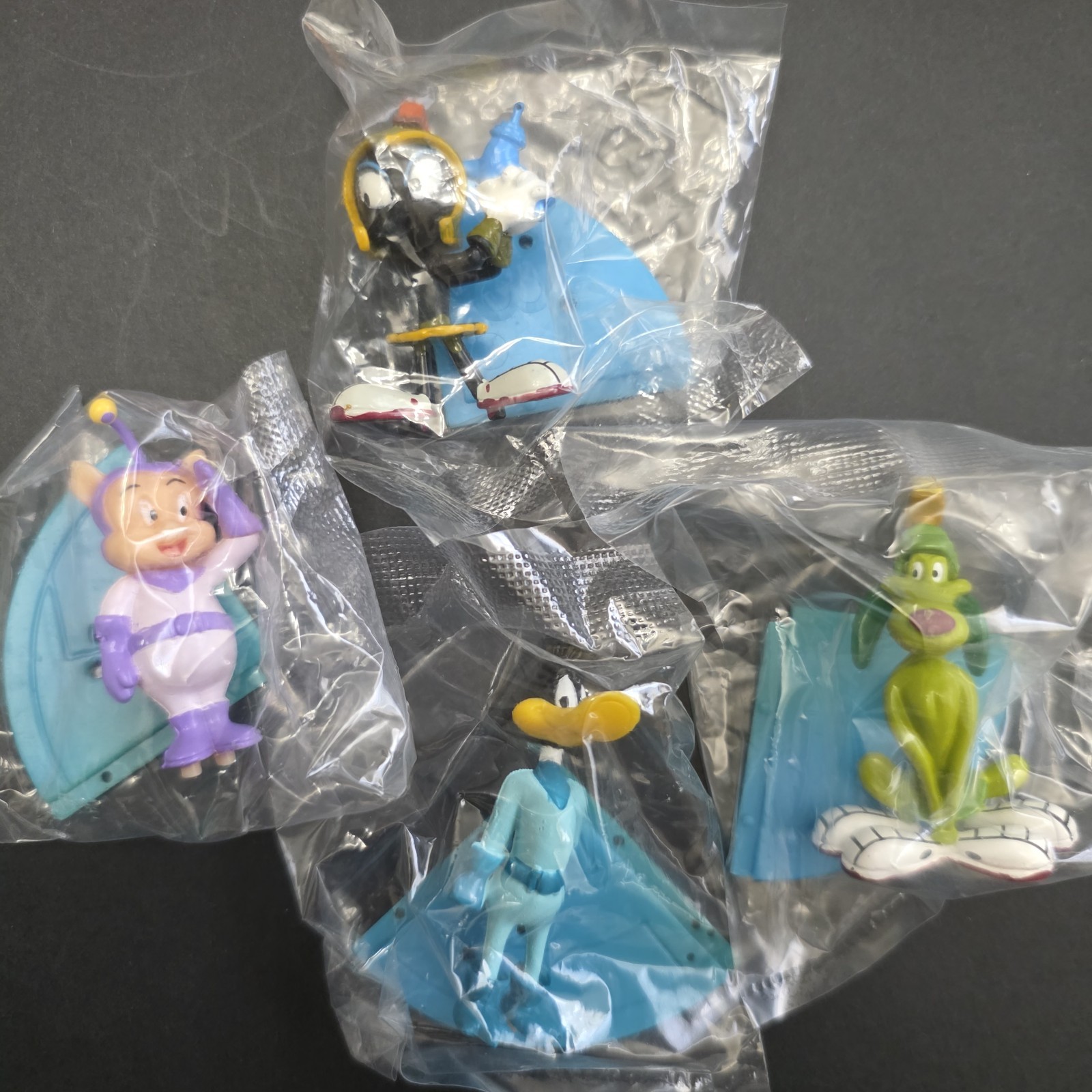 Duck dodgers Cake Toppers Lot Of 12 FIGURES gumball machine 3d sculpture toy New
