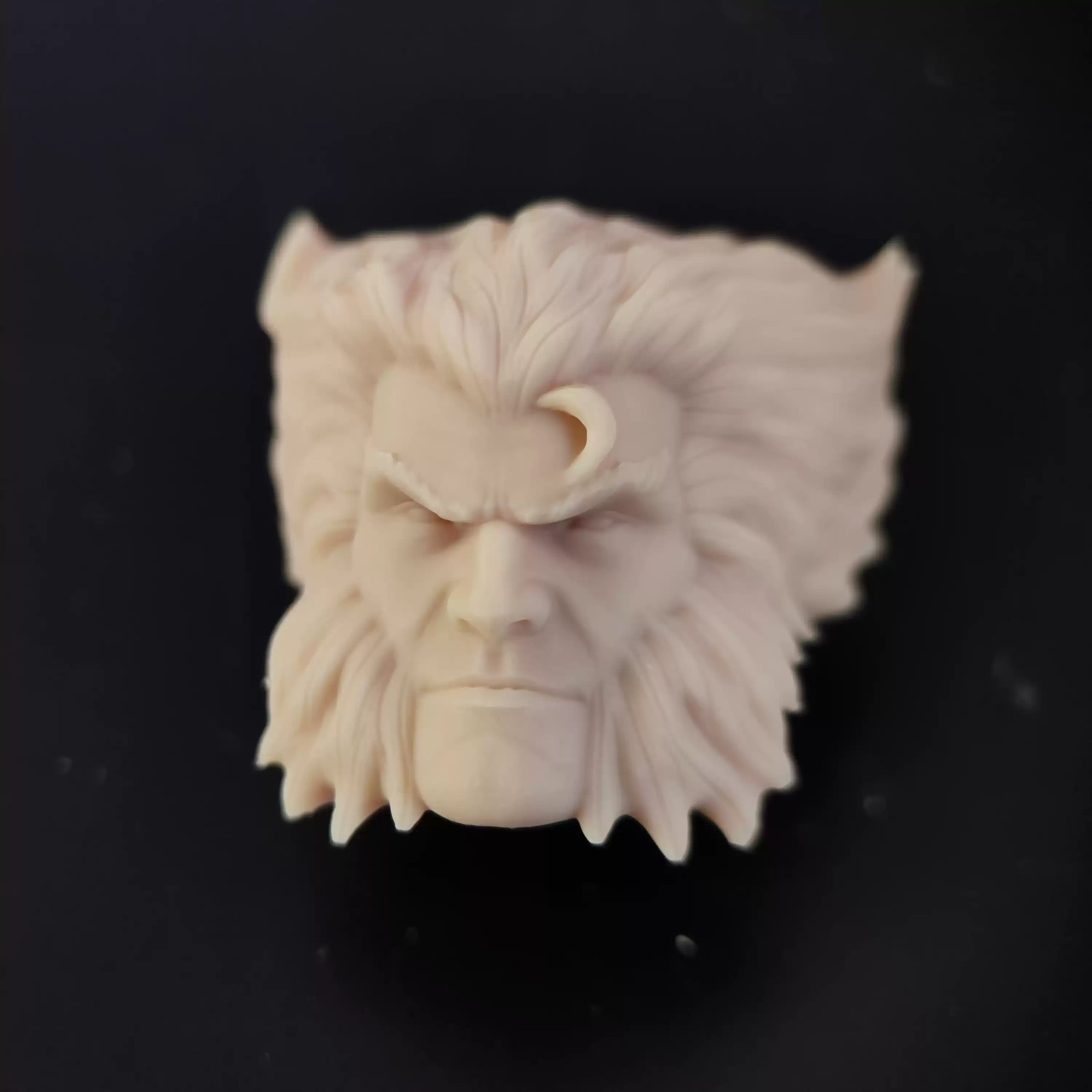1/18 1/12 1/10 Wolverine C Resin Unpainted Head Sculpt fit 3.75″ 6″ 7″ Figure