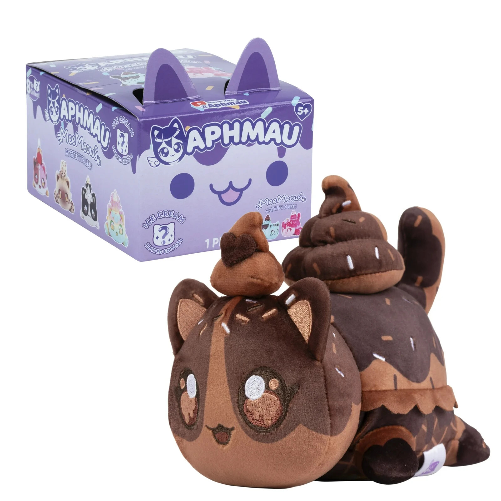 Aphmau MeeMeows Mystery Cat Plush NEW LTD ED **6″ ICE CREAM TREATS** You Choose