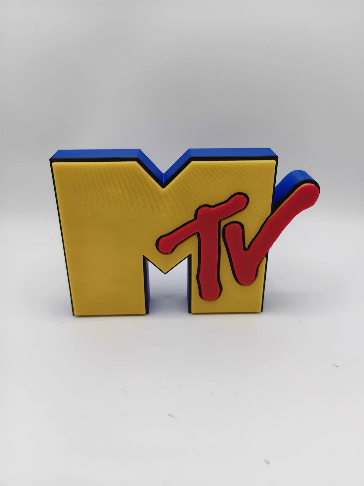 MTV Music Television Logo 3D Printed Sign Decorative Toy