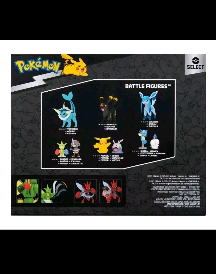Pokemon Scyther & Scizor Select Series Evolution 2-Pack Exclusive Action Figures