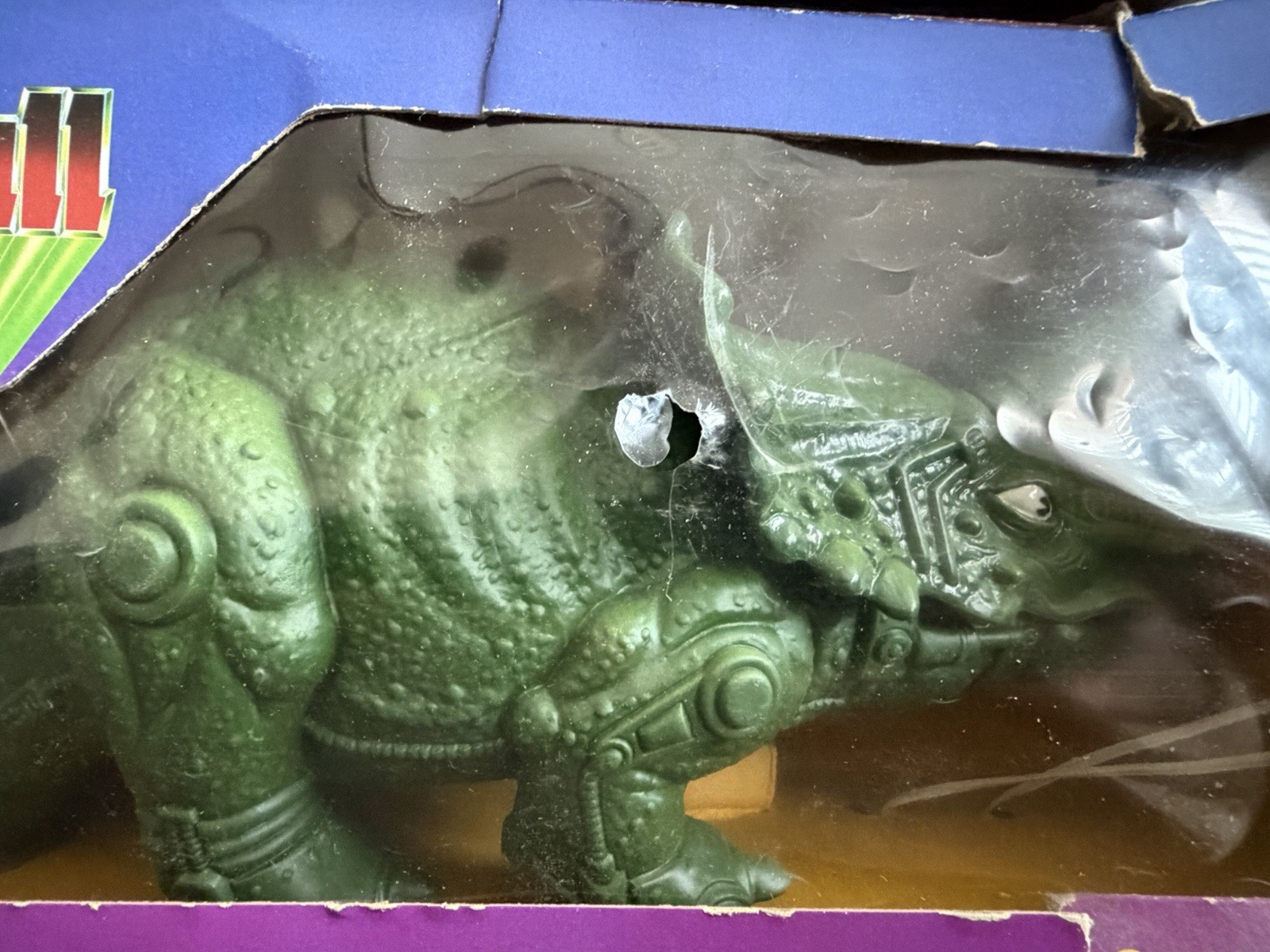 MASTERS OF THE UNIVERSE BIONATOPS DINOSAUR TRICERATOPS 1986 GRAYSKULL VTG NIB