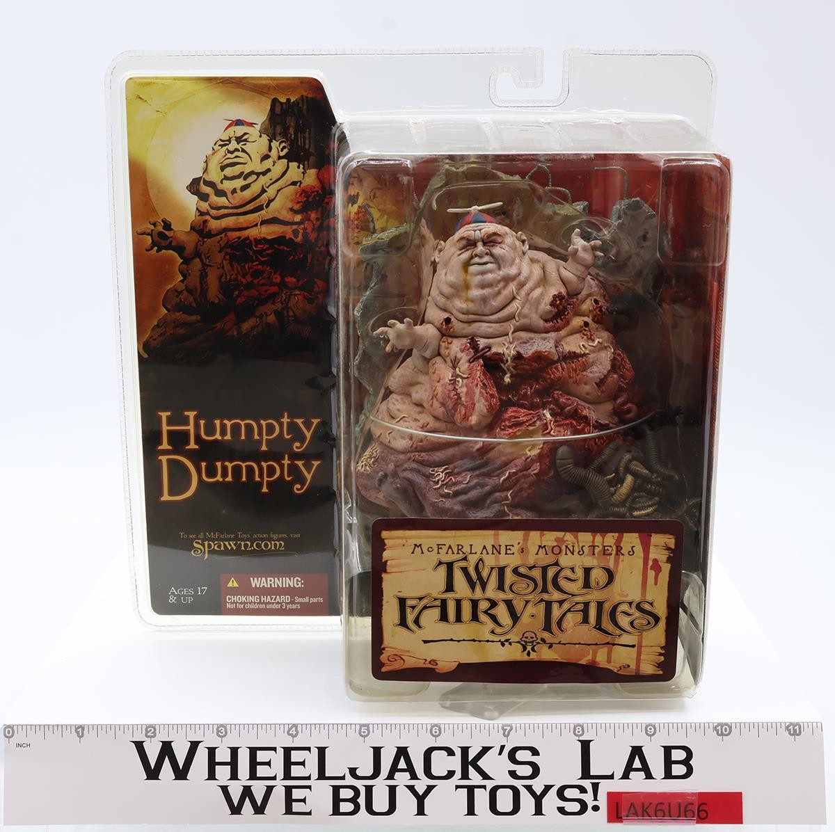 Humpty Dumpty McFarlane’s Monsters Twisted Fairy Tales 2005 Figure NEW SEALED