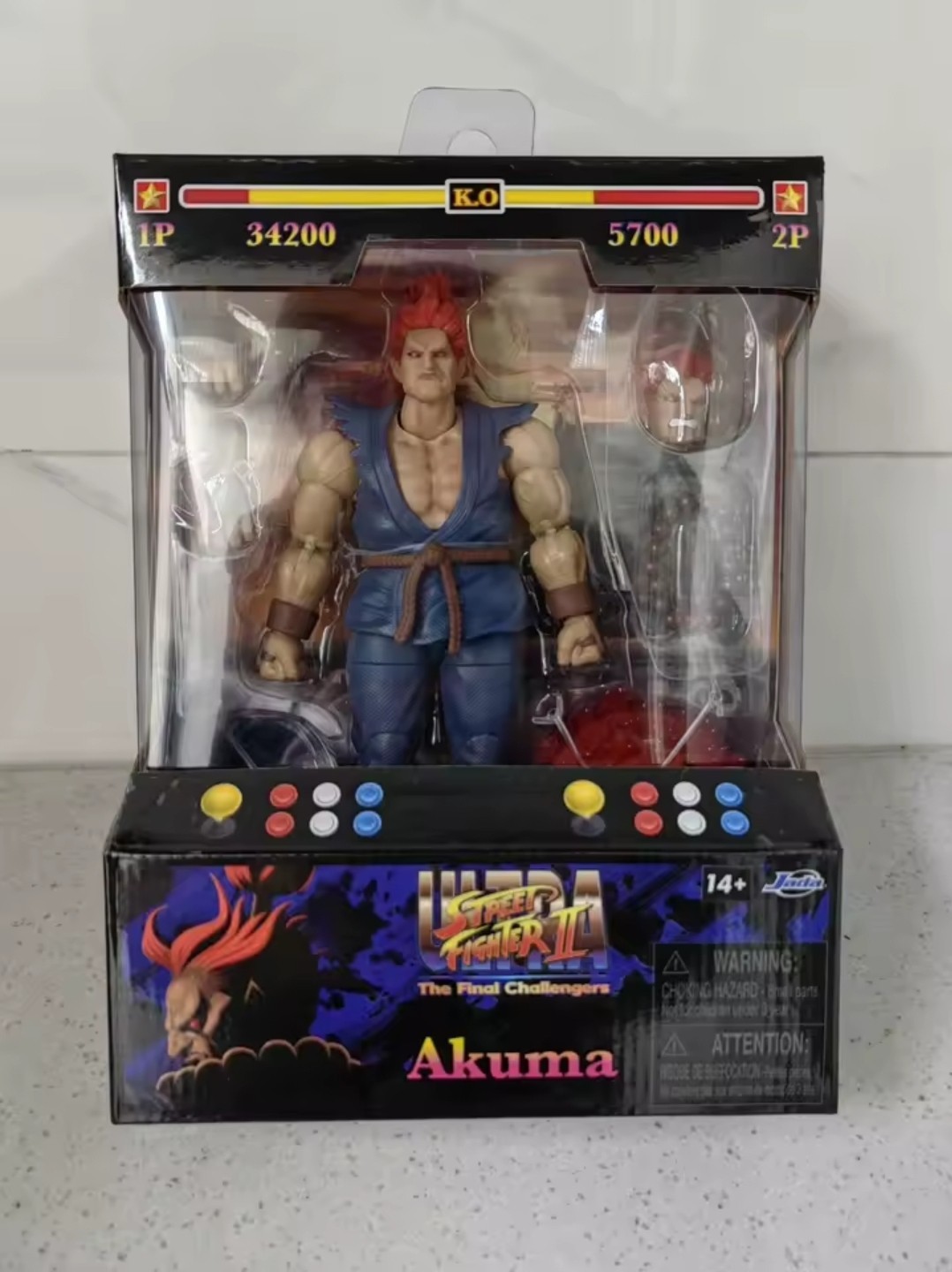 Ultra Street Fighter II Akuma 6-inch Action Figure by Jada Toys