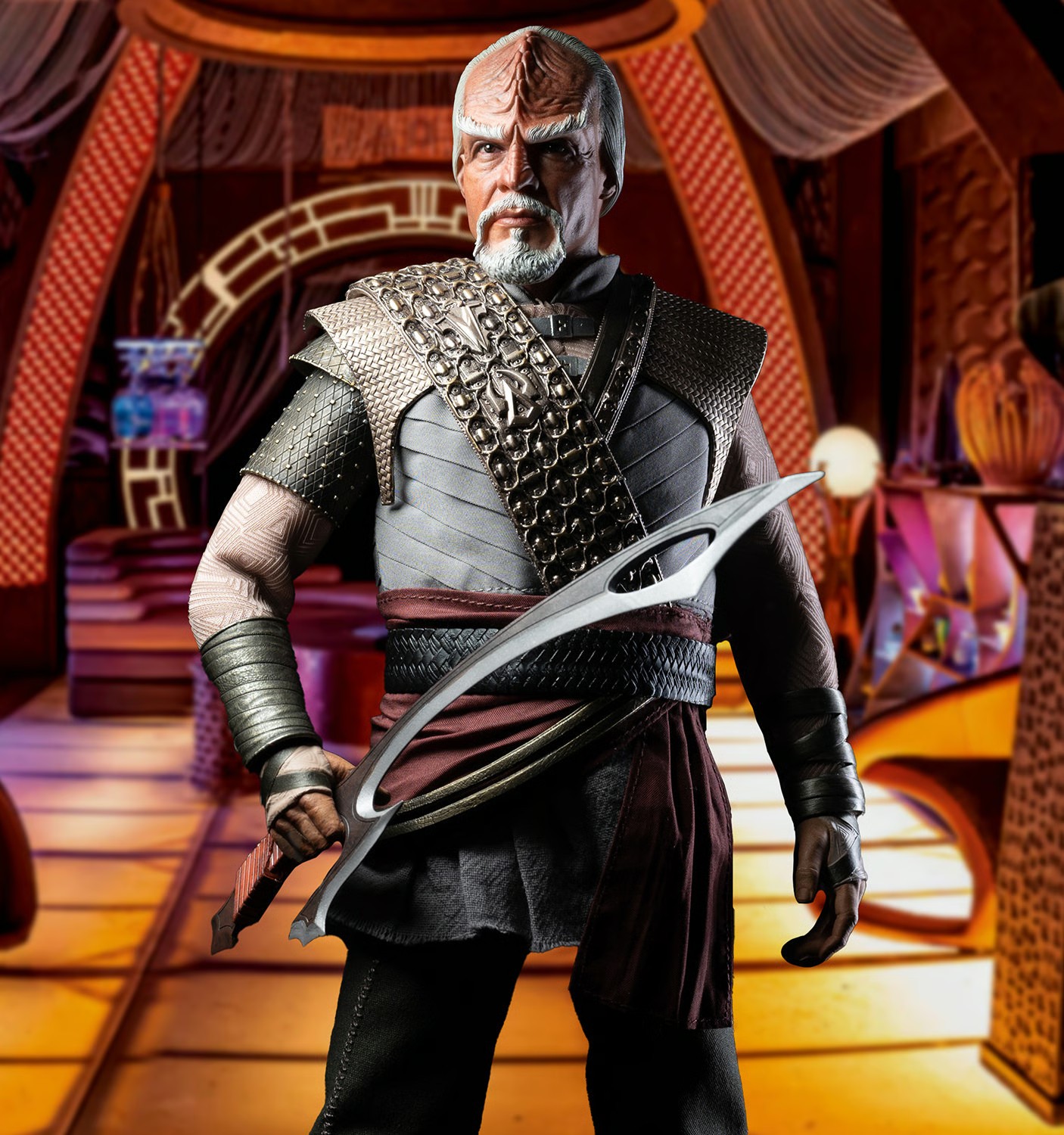 EXO-6 Star Trek: Picard Season 3 Klingon Warrior Worf 1/6 Scale 12″ Figure
