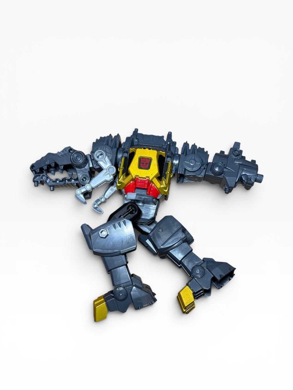 Boys Hasbro Transformers Grimlock Action Figure One Size Grey Yellow