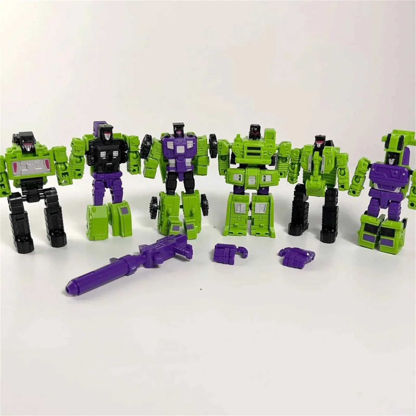 Constructicon Devastator 6 ActionFigures Combine Into 1 Robot Toy Open Box