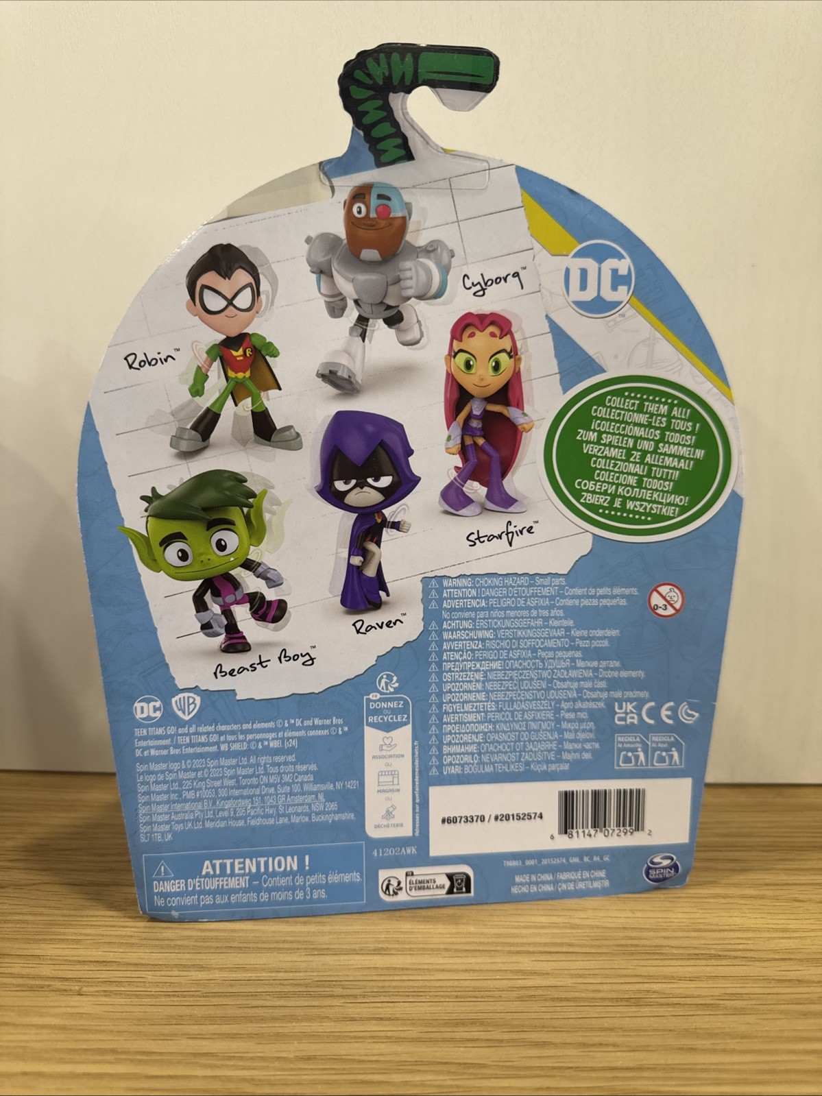 DC Comics Teen Titans Go! Twisty Titans Raven Flexible Action Figure 6” New Toy