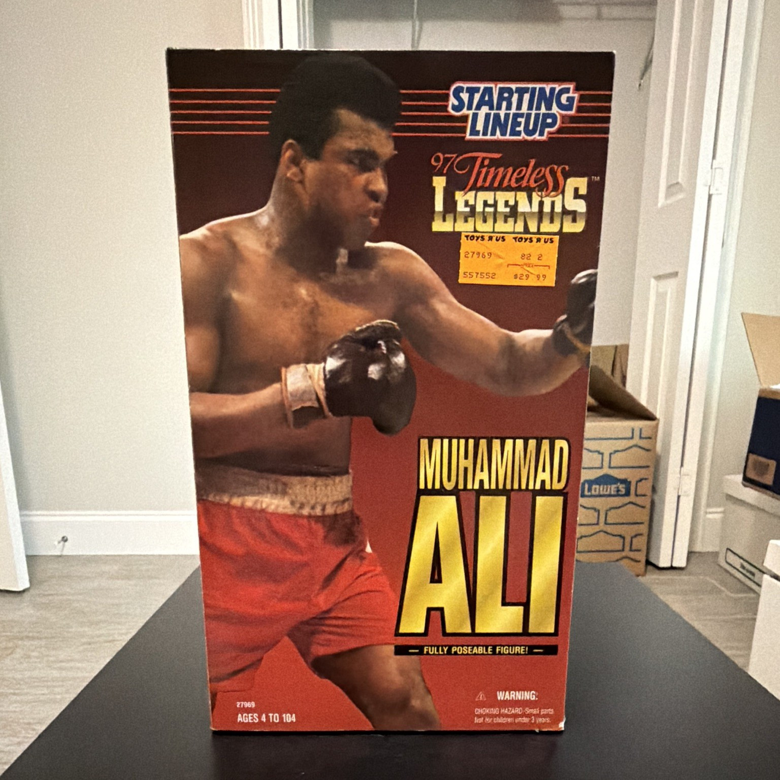 Starting Lineup Timeless Legends Muhammad Ali Action Figure 1997 w/ Robe Gloves